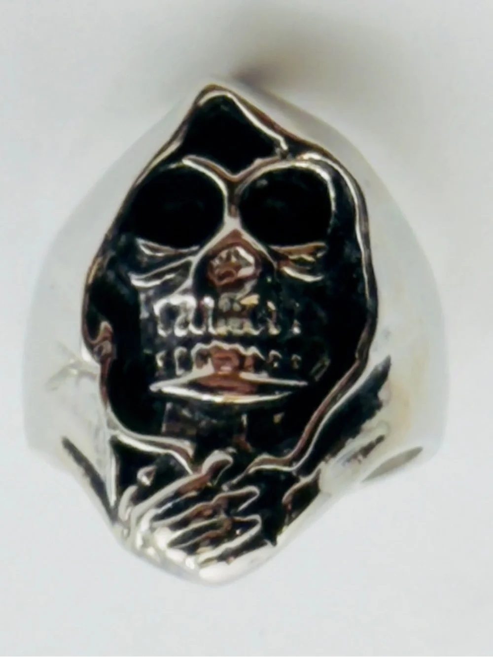 The Shadow Reaper Skull Ring Stainless Steel Size 9-1/2 NEW!